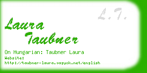 laura taubner business card